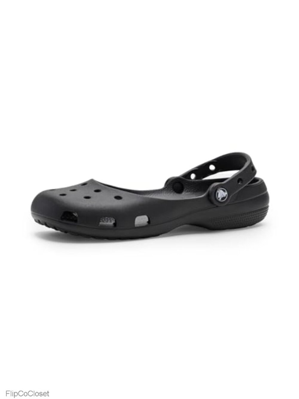 Crocs Classic Ballet Flats Lightweight Water Resistant Slip-On Casual Shoes